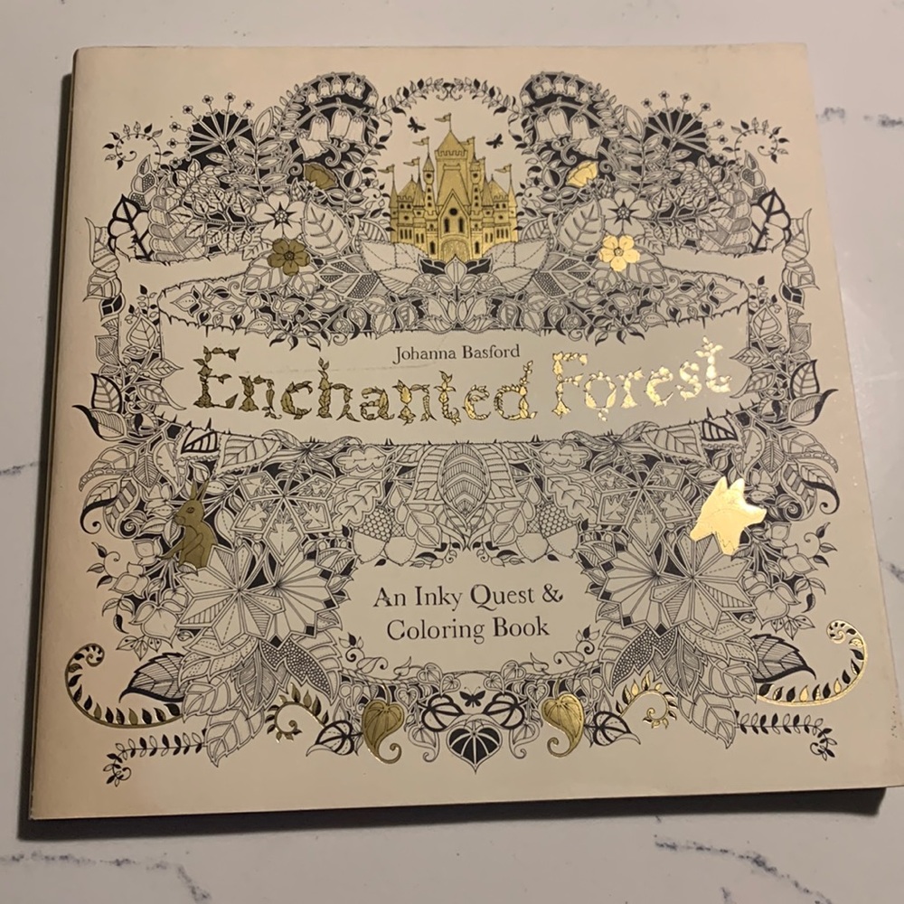 Enchangted Forest Inky quest & coloring book